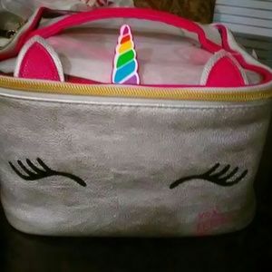 Betsey Johnson 3 piece Unicorn Cosmetic Case